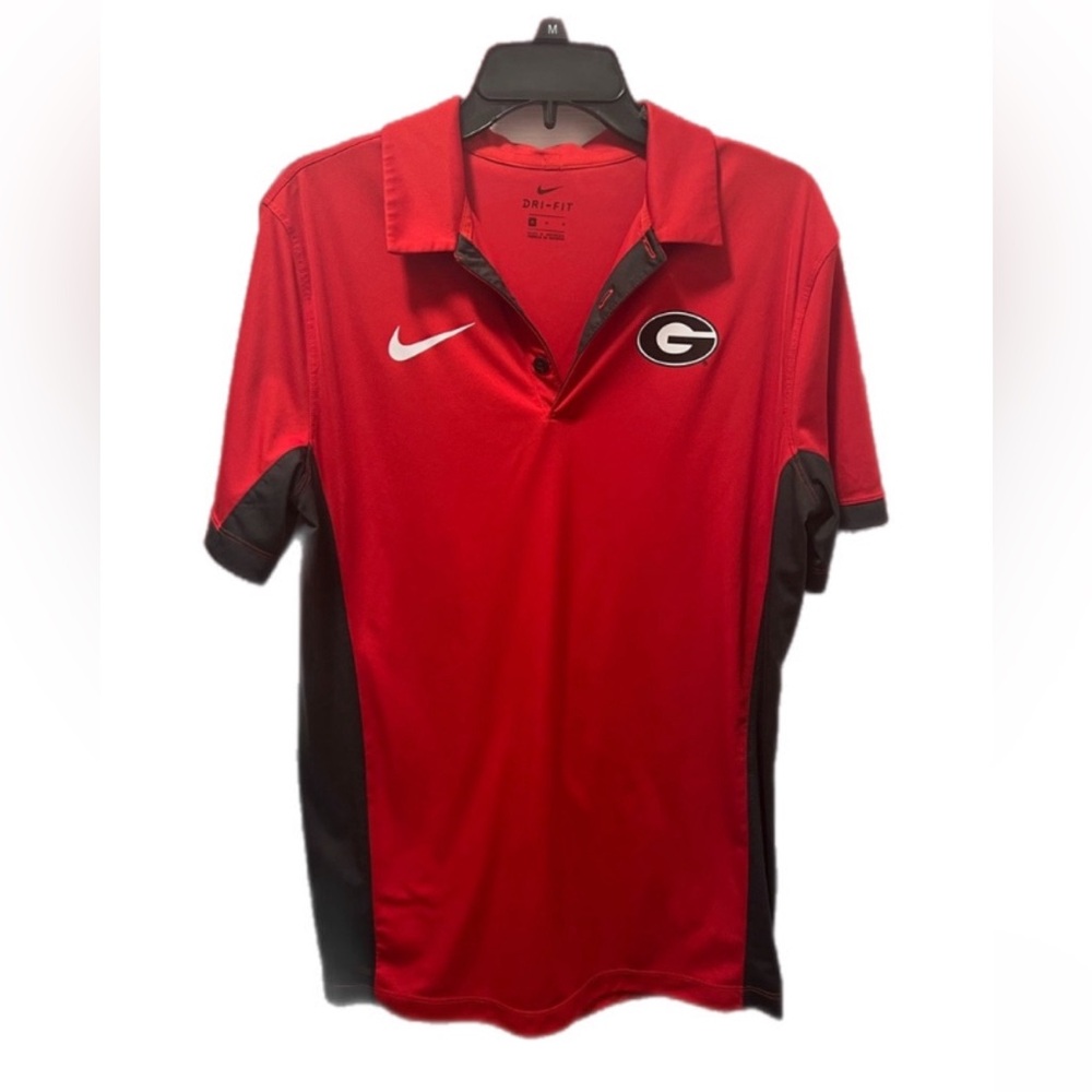 Nike Dry-Fit UGA GA Bulldogs Polo Short Sleeve Polo Shirt Men’s Size M *NWOT